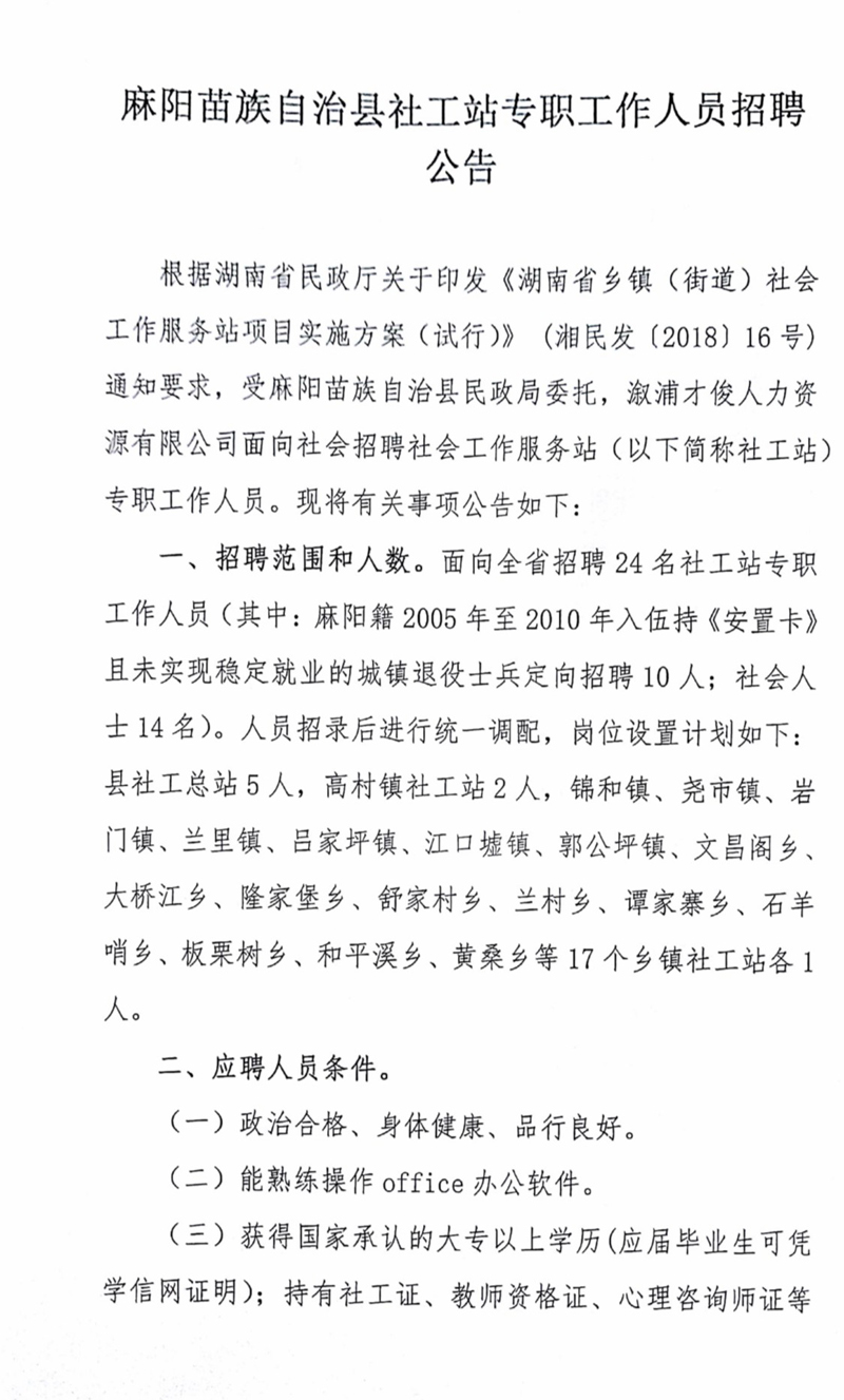 麻阳苗族自治县人民政府办公室最新招聘公告解读